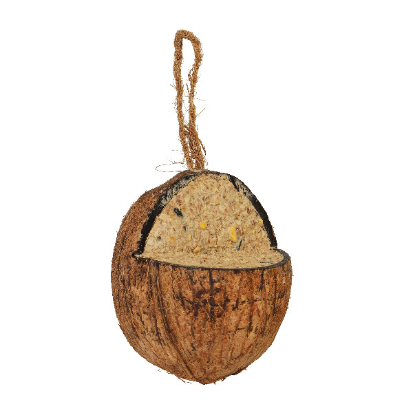 Krmení pro ptáčky COCONUT, v kokosu, závěsné, 10x11cm, přírodní|Esschert Design