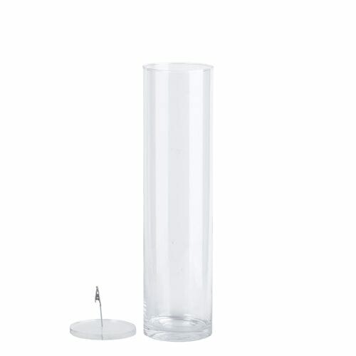 XL Vase for submerged flowers, 12 x 12 x 50 cm, 5L|Esschert Design