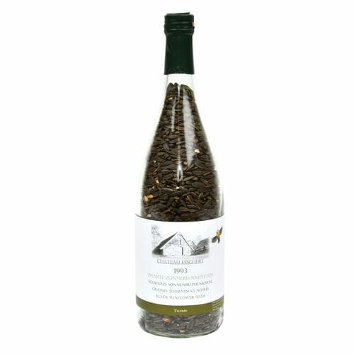 Karmnik dla ptaków w butelce po winie, nasiona słonecznika|Esschert Design