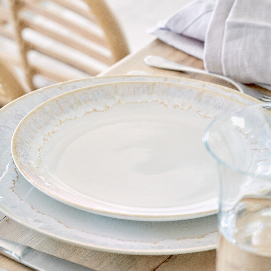 Plate, 27cm, TAORMINA, white|Casafina