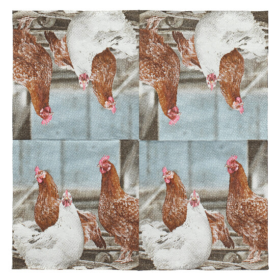 Serwetki z kurczakami|Esschert Design
