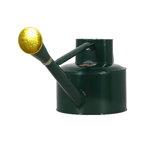 Green metal watering can 5 l|Esschert Design
