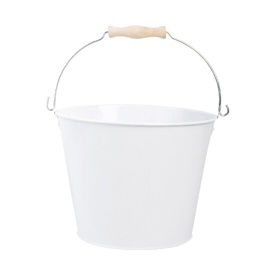 Bucket - white color, V|Esschert Design