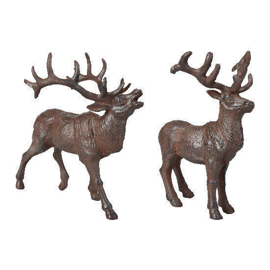 Deer, cast iron, pack contains 2 pieces!|Esschert Design