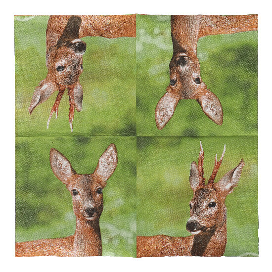Napkins with deer|Esschert Design