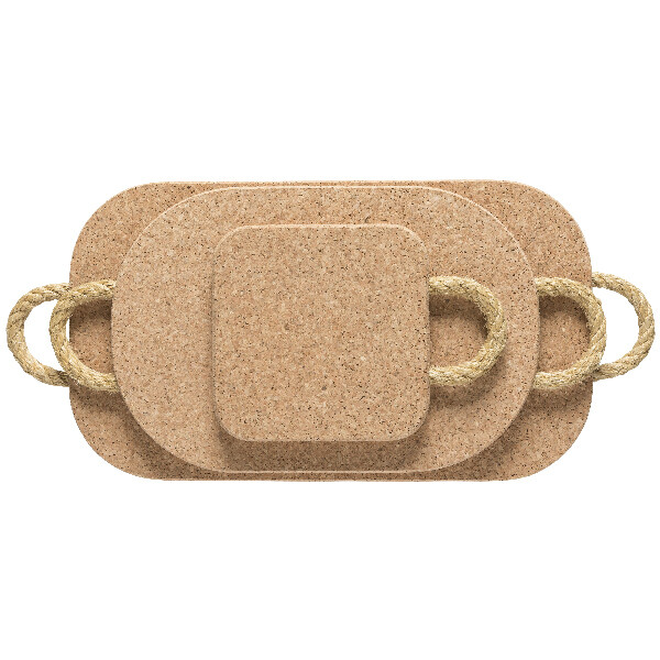 Podložka, set 3ks, 48x22cm, CORK COLLECTION , natural (DOPRODEJ)|Casafina