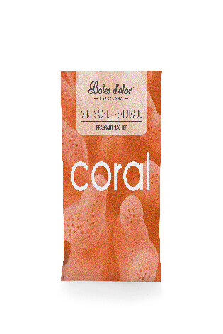 Fragrance bag POCKET SMALL, 5.5 x 7.5 x 0.3 cm, paper, Coral|Boles d'olor