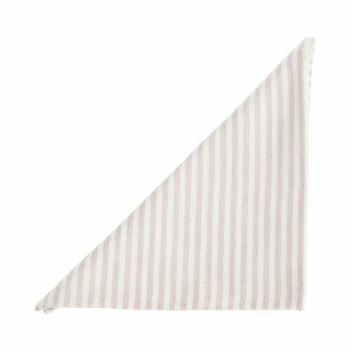 Tea towel 40 x 40 cm, light pink|stripe, package contains 2 pieces!|Ego Dekor