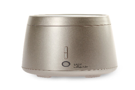 Aroma Diffuser, electric, BREEZY Champagne, 15 x 14 cm, gray with golden patina|Boles d'olor