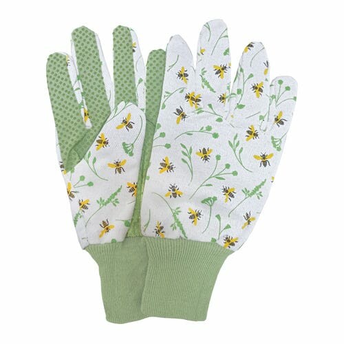 Garden gloves, BEE|Esschert Design print