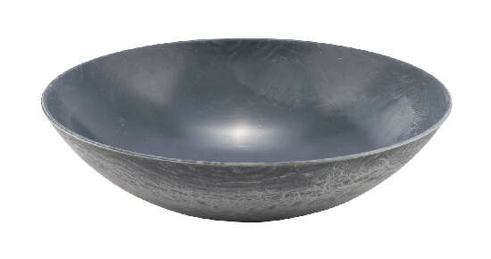 Plastic bowl, gray, 28x8cm (SALE)|Ego Dekor