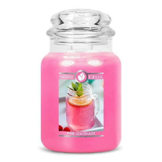 Candle 0.68 KG PINK LEMONADE, aromatic in SP|Goose Creek jar