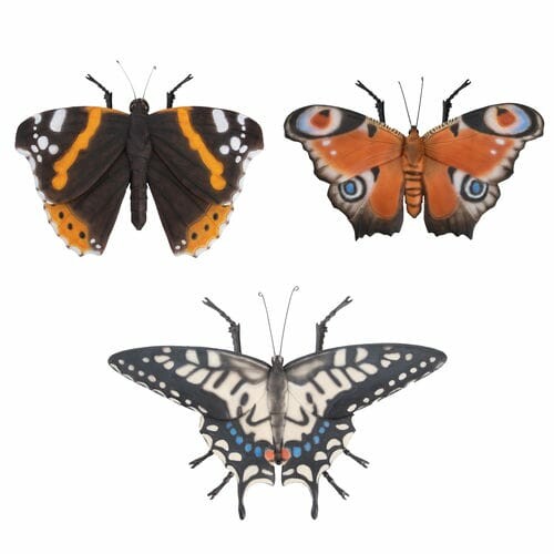 Zvířátka a postavy OUTDOOR "TRUE TO NATURE" Motýl, 31 x 6,5 x 27 cm, balení obsahuje 3 kusy!|Esschert Design