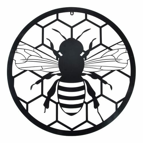 Decoration Bee on the wall diameter 60cm|Esschert Design