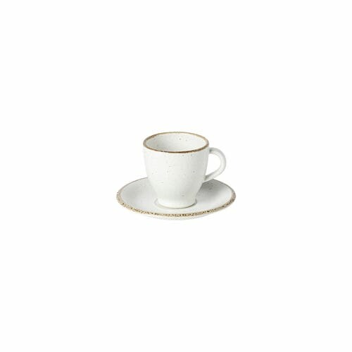 Šálek na kávu s podšálkem 0,08L POSITANO, bílá (DOPRODEJ)|Casafina