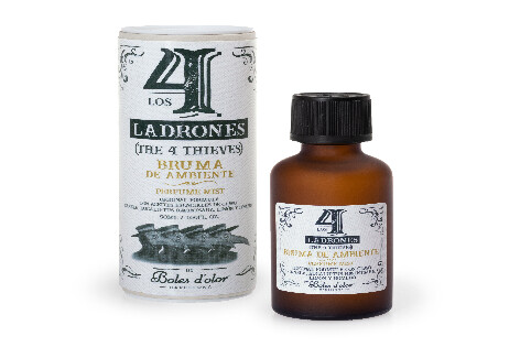 Fragrant essence BRUMA 50 ml. "LOS 4 LADRONES" - 4 THIEVES|Boles d´olor