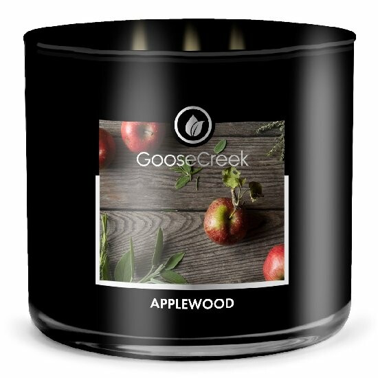 Sviečka MEN'S COLLECTION 0,41 KG APPLEWOOD, aromatická v dóze, 3 knôty | Goose Creek