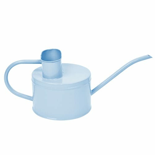 Watering pot, metal, H. 23.7 cm, light blue (SALE)|Esschert Design