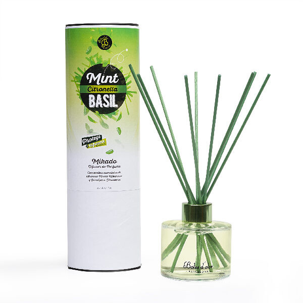 Difuzér MIKADO 125 ml. Mint, Citronella & Basil|Boles d´olor