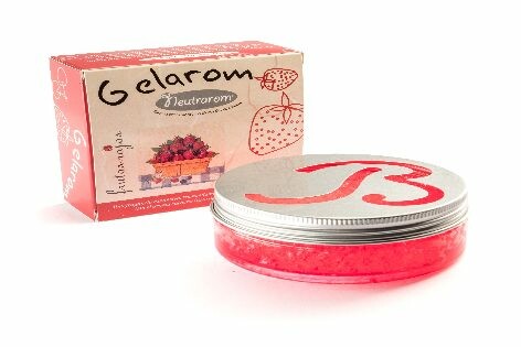 GELAROM scented balls in a jar, FOR ODOR NEUTRALIZATION, with the scent of Frutos Rojos|Boles d'olor
