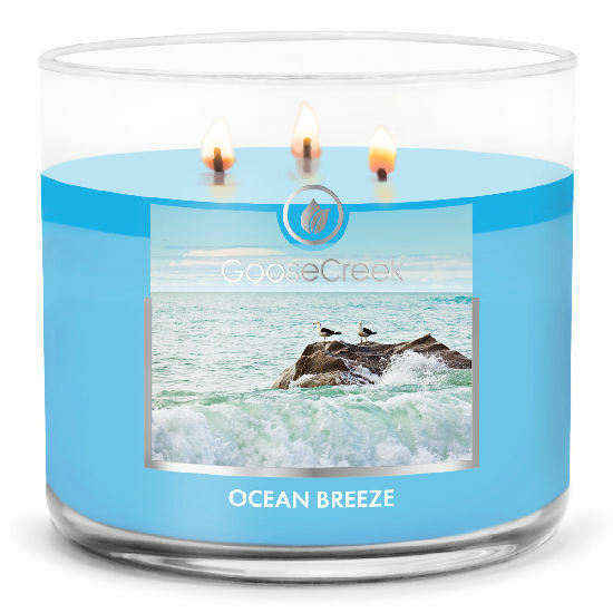 Candle 0.41 KG OCEAN BREEZE, aromatic in a jar, 3 wicks|Goose Creek