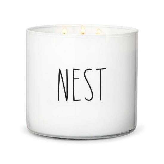 Candle MODERN FARMHOUSE 0.41 KG NEST, aromatic in a jar, 3 wicks|Goose Creek