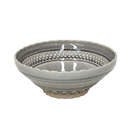 Bowl 18cm|0.65L, CRISTAL, gray (SALE)|Costa Nova