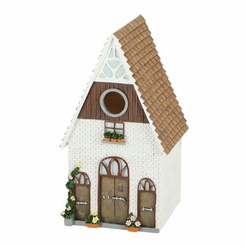 Budka pro ptáčky FARM HOUSE, v. 25cm, bílá|Esschert Design