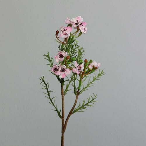 Kwiat sztuczny Pęczek ziół, wosk, różowy, 25cm|Ego Dekor