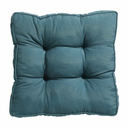 MADISON Quilted sofa 47x47, blue|Panama Sea blue