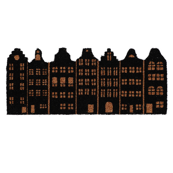 Rohožka kokosová CANAL HOUSES, 76x39x2cm|Esschert Design