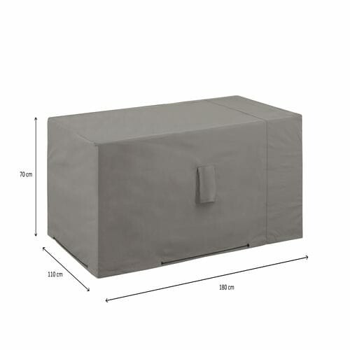 MADISON Prikrývka na nábytok 180x110x70, sivá|grey