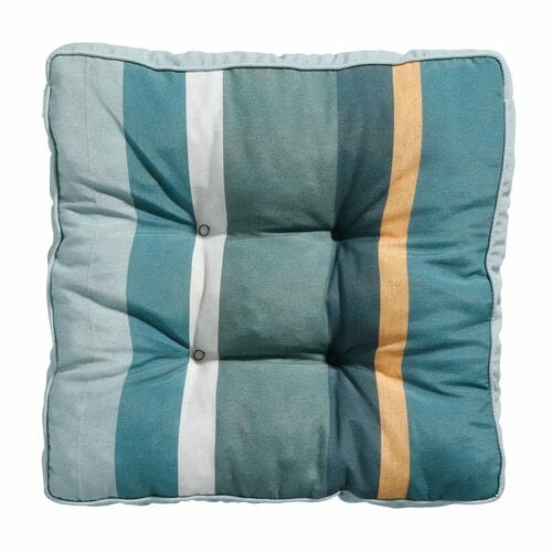 MADISON Quilted seat 47x47, green|Stripe green