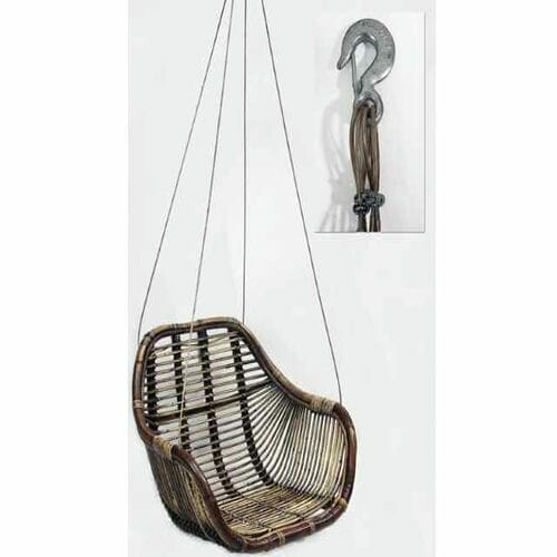 Hanging chair, dark, 66x65x49cm|Van Der Leeden 1915