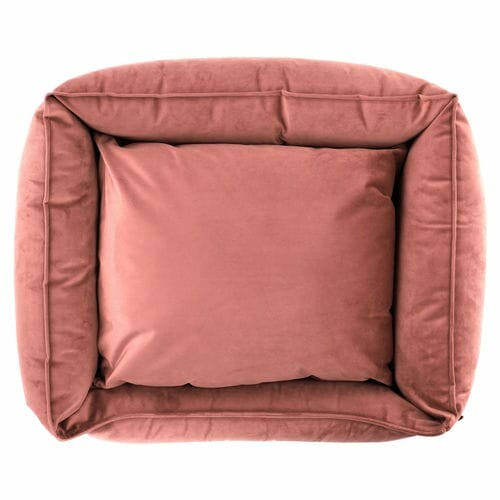 Dog bed with edge 60x40x18cm, DOG COCOON, blush|Van Baal