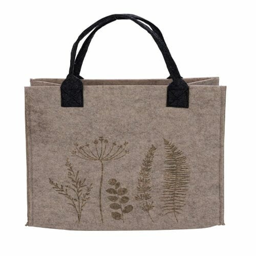 Meadow grass bag, felt, natural, 40x23x40cm (SALE)|Ego Dekor