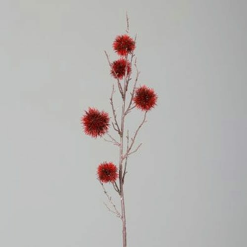 Větev Kaštan, červená, 95cm|Ego Dekor