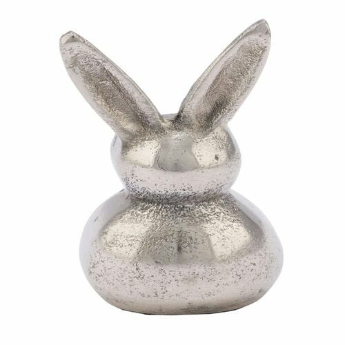 Aluminum hase, silver, 3.5x3.5x6.8cm (SALE)|Ego Dekor