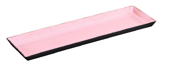 Plastic bowl, square, pink, 44x13x2cm (SALE)|Ego Dekor