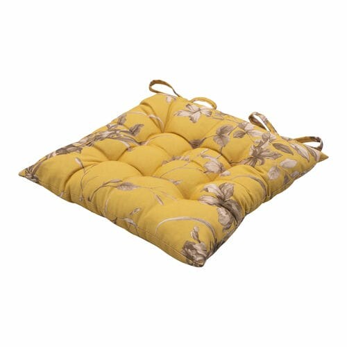 MADISON Quilted seat 46x46cm, Rose yellow