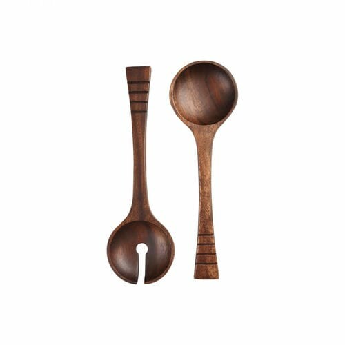 T&G WOODWARE Naberačka na šalát DECO, 29cm, set 2ks