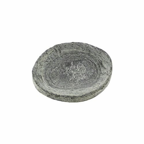 SASSO oval tray, slate, 16x10x0.7cm|Ego Dekor