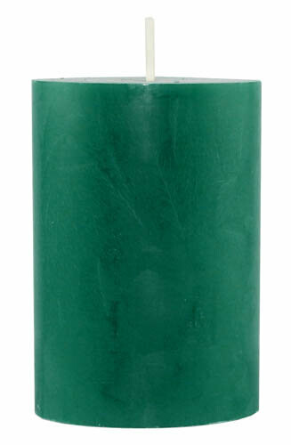 Candle SILEA Stearin petrol dia. 7x15cm (SALE)|Ego Decor