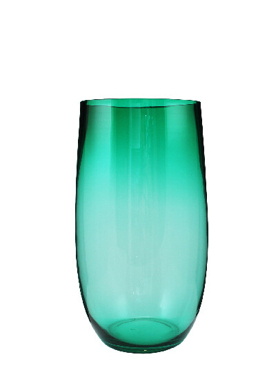 Váza LIBERA, priemer. 14cm, zelená (DOPREDAJ)|Ego Dekor