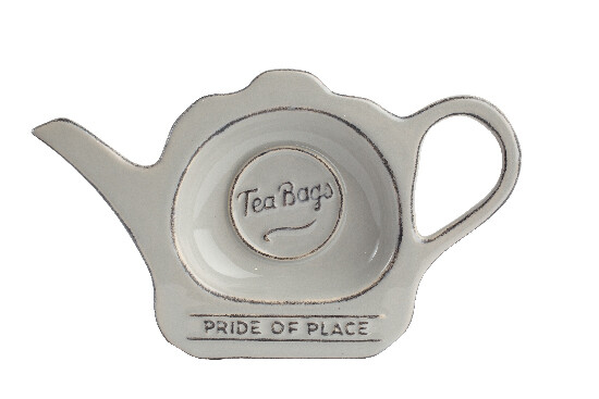 Uchwyt na torebkę na herbatę PRIDE OF PLACE, szary|TaG WoodWare