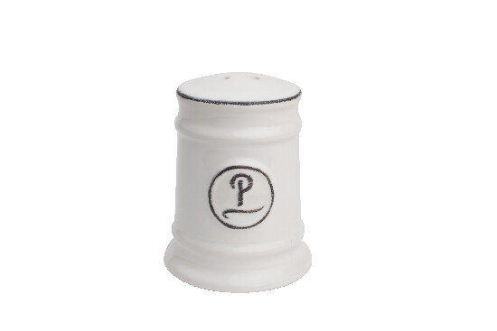 PRIDE OF PLACE pepper shaker, white|TaG WoodWare