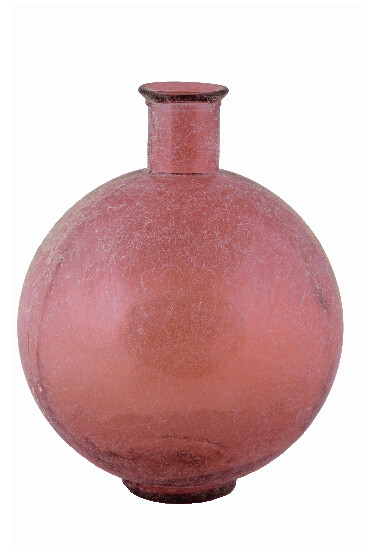 Recycled glass vase "ARTEMIS", SILK, 14.8 L, pink (package includes 1 pc)|Vidrios San Miguel|Recycled Glass