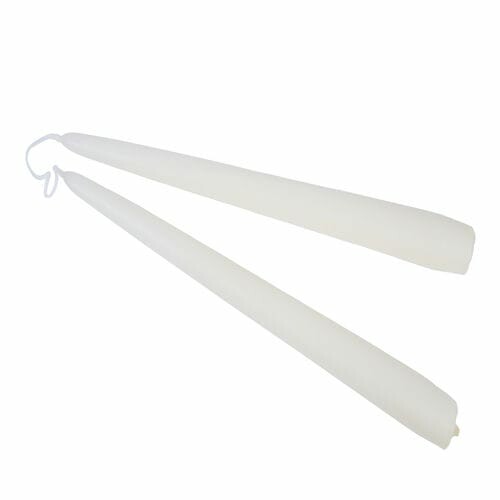 Candle ED diameter 22x240mm, ivory | beige, pack 2 pcs