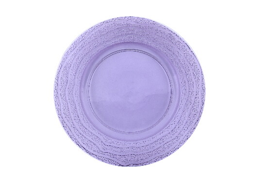 Recycled glass plate, "ORGANIC", diameter 28 (pack contains 1 pc) (SALE)|Vidrios San Miguel|Recycled Glass