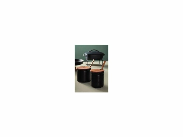 SECOND QUALITY - Olive container 0.68L, BOUTIQUE COLLECTIONS, black (SALE)|Costa Nova